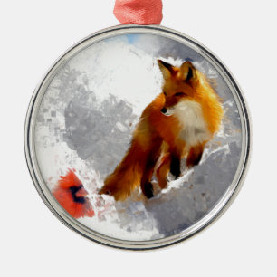 Onwaarschijnlijke vrienden metalen ornament