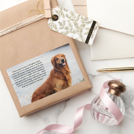 Onwankelbare trouw Inspirerend Rechthoekige Sticker (Geschenken)