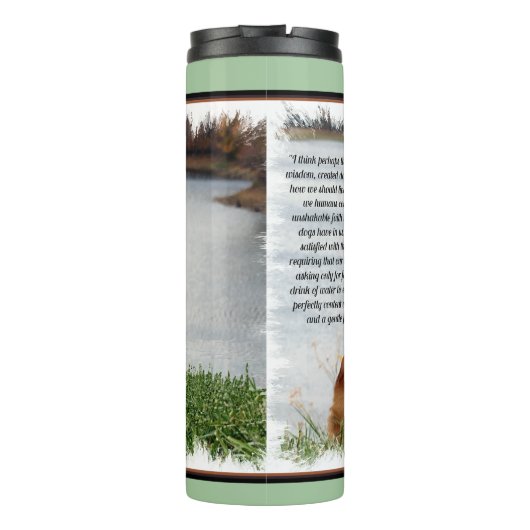 Onwankelbare trouw Inspirerend Thermosbeker (Achterkant)