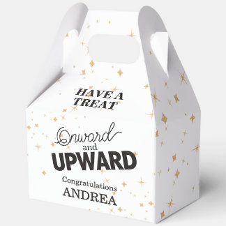 Onward and Upward Graduation 5"w x 3"l x 6.5"h Bedankdoosjes