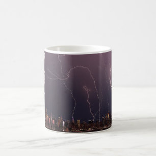 Onweer boven Manhattan, NYC Koffiemok
