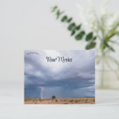 Onweer boven New Mexico Briefkaart (Staand voorkant)
