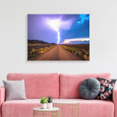onweer canvas afdruk (Insitu (Woonkamer))