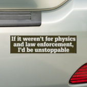 onweerlegbaar bumpersticker (Op auto)