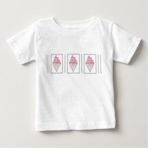 Onweerstaanbaar Ice Cream Baby T-Shirt door Adiela