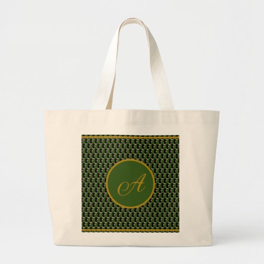 Onweerstaanbaar Ice Cream Gesmolten Macha Sprinkle Grote Tote Bag (Voorkant)