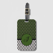 Onweerstaanbaar ijs gesmolten Macha sprinkles Bagagelabel (Voorkant (verticaal))