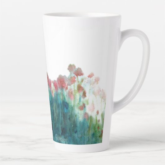 "Onweerstaanbaar." linkshandige, grote, latte mok. Latte Mok (Rechts)