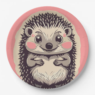 Onweerstaanbaar Schattigee egel Hedgie Papieren Bordje
