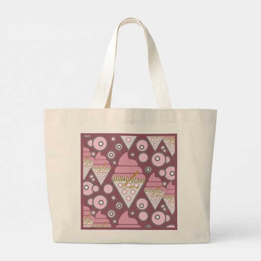 Onweerstaanbaar Tas Ice Cream Grape van Adiela Ako (Achterkant)