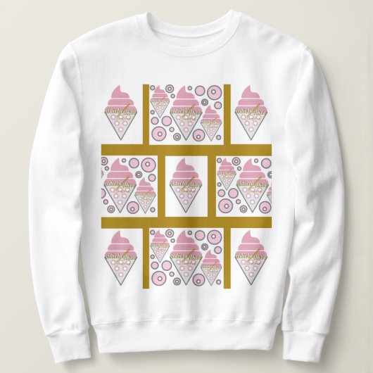 Onweerstaanbare ijskap van Cream Licorice in Caram Trui (Design voorkant)