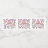 Onweerstaanbare ijskap-waterflesetiketten waterfles etiket (Enkel label)