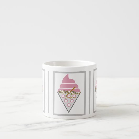Onweerstaanbare Mok Ice Cream Espresso van Adiela  (Voorkant)