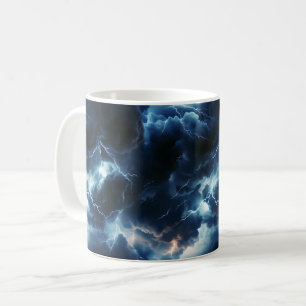 onweersverlichtingspatroon koffiemok