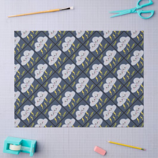 Onweervriendjes Tissuepapier (Craft)