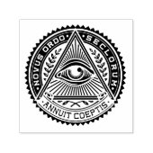 Onwetendheid uitroeien  zelfinktende stempel (Design)