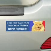 Onwettige teksten of niet, ik heb geen pompoen voo bumpersticker (Op auto)