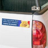 Onwettige teksten of niet, ik heb geen pompoen voo bumpersticker (Op Truck)