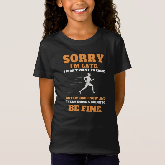 onwillige loper t-shirt (Voorkant)