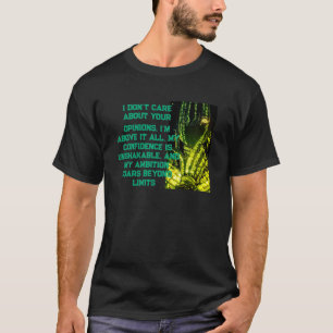 Onwrikbaar vertrouwen Ace of Spades Quote T-shirt