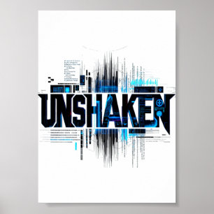 ONWRIKBARE Cyberpunk Typografie Poster