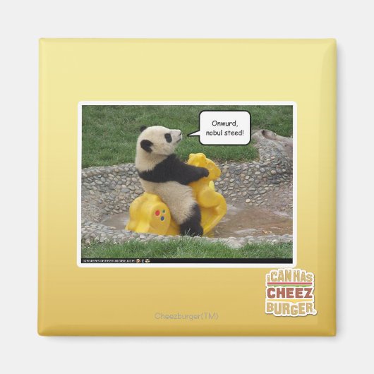 Onwurd, nobul steed! magneet (Voorkant)