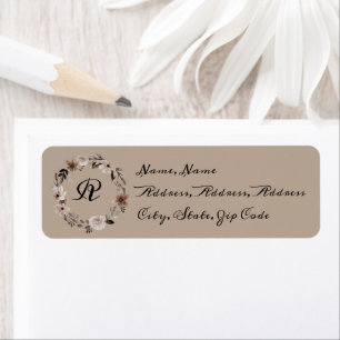 Onyx Black Velvet Chalkboard Grunge Etiket