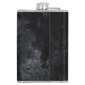 Onyx Black Velvet | Grunge Bridal Party Keepomwill Heupfles (Achterkant)