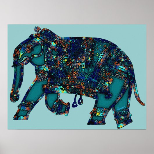 Onyx Elephant Poster (Voorkant)