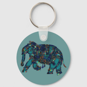 Onyx Elephant Sleutelhanger