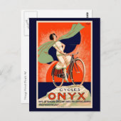 onyx-fietsreclame briefkaart (Voorkant / Achterkant)