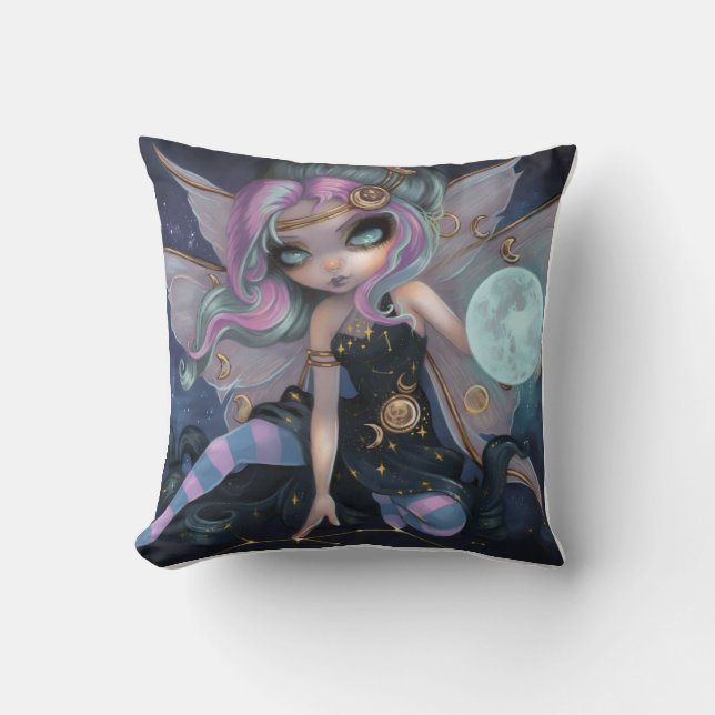 Onyx Moonshadow Throw Pillow Kussen (Voorkant)