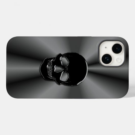 Onyx Skull Case-Mate iPhone Case (Achterkant (horizontaal))