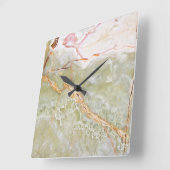 Onyx Stone Pattern Acrylic Wall klok (Hoek)