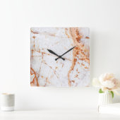 Onyx Stone Pattern Acrylic Wall klok (Huis)