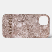 Onyx Stone Phone/iPad Case Custom Name (Achterkant (horizontaal))