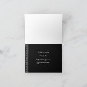 Onyx Stripe - Hartelijk dank - kaart (Binnen)