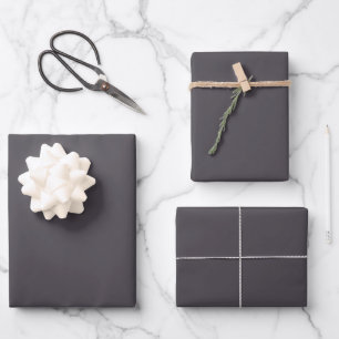 Onyxgrijs lente- en zomerseizoen trending kleur inpakpapier vel