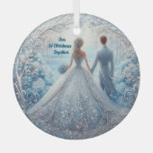 Onze 1e kerst samen Ornament Custom (Voorkant)