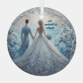 Onze 1e kerst samen Ornament Custom (Achterkant)