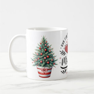Onze 1e Kerstmis als Meneer en Mevrouw Mug Koffiemok
