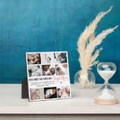 Onze 1e Vaderdag samen - Aangepaste 9-foto Fotoplaat (Insitu)