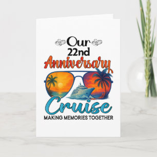 Onze 22e verjaardags-cruisevakantie echtgenoot ech kaart