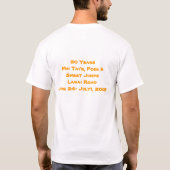 Onze 50e verjaardag t-shirt (Achterkant)