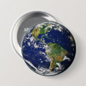 Onze aarde ronde button 7,6 cm (Voorkant /achterkant)