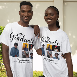 Onze Afgestudeerde 5 Foto Afstuderen T-shirt