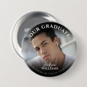 Onze afgestudeerde | Afstudeerdag Ronde Button 7,6 Cm (Voorkant /achterkant)