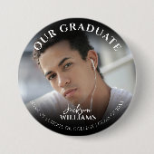 Onze afgestudeerde | Afstudeerdag Ronde Button 7,6 Cm (Voorkant)