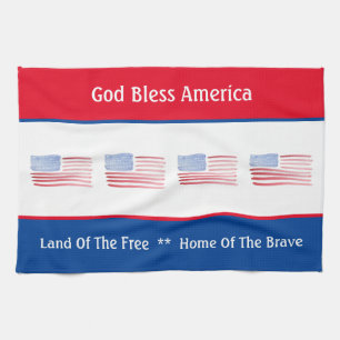 Onze Amerikaanse vlag   Theedoek