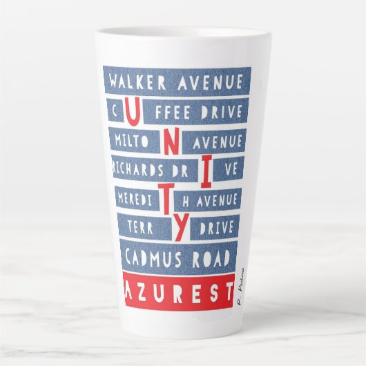 Onze AZUREST UNITY in onze Mok van het Gemenebest  (Voorkant)